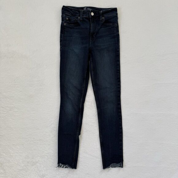 Gap Denim Women’s High Rise Universal Legging Skinny Jeans Dark Wash Size 25 - Picture 1 of 8